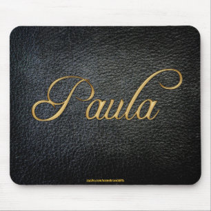 PAULA personalizou o Couro-olhar Mousepad