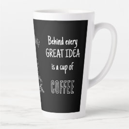 Pausa para Café – Ótimas Ideias – Xícara de Latte 