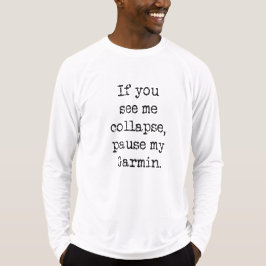 Pausar minha camisa Garmin por Design Vetro