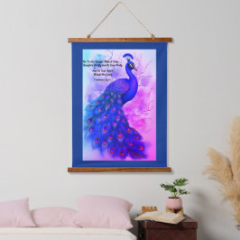 Pavão Azul e Roxo