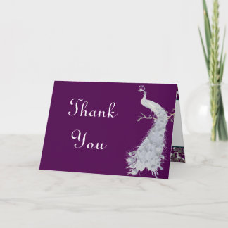 Pavão de Cartões de agradecimentos dobrado/Ramific