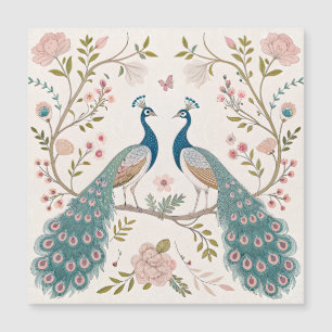 Pavão Floral Vintage Elegante (5)