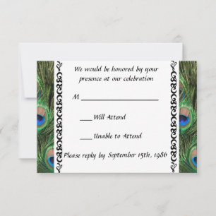 Pavão que Wedding RSVP