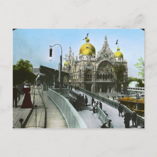 Pavilhão italiano, Paris, França, Cartão de Posto