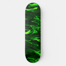 Pavimento de skate de onda verde