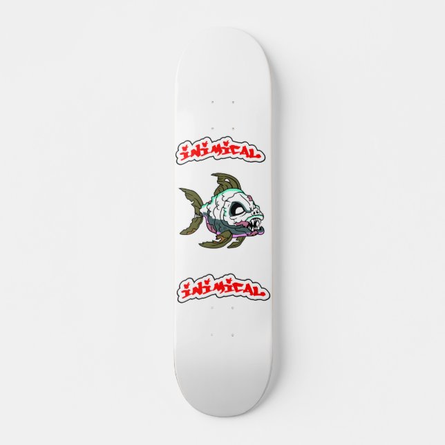 Pavimento de skate monstro de peixes (Frente)