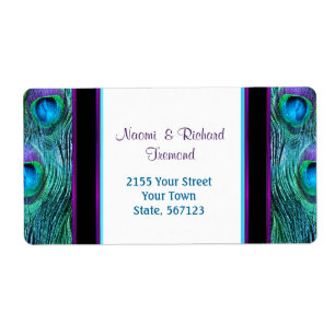 Pavock Feather Drama - Etiqueta de Endereço