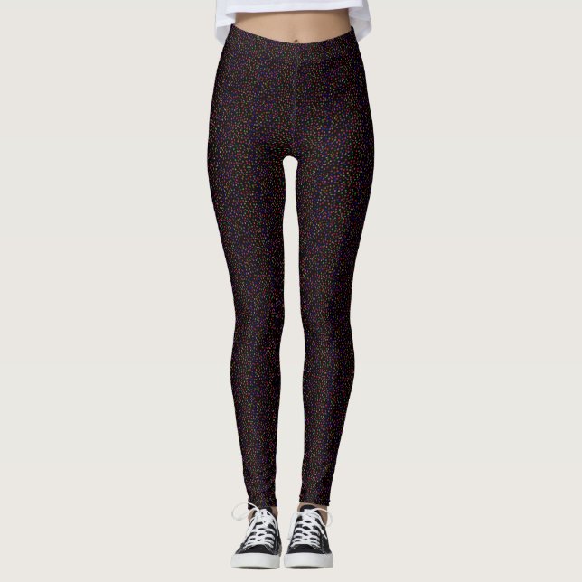 Paw imprime leggings femininas (Frente)