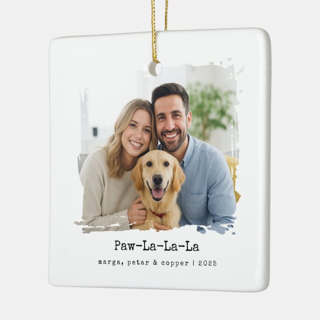 Paw-La-La-La - Ornamento Fotográfico Pet & Family (Esquerda)