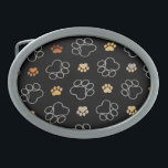 Pawprint Belt Buckle<br><div class="desc">Pawprint Belt Buckle</div>
