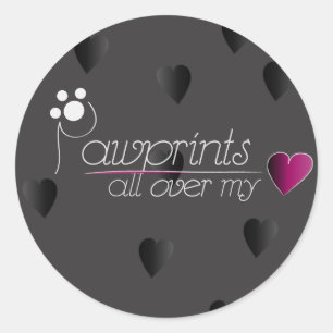 Pawprints - etiqueta