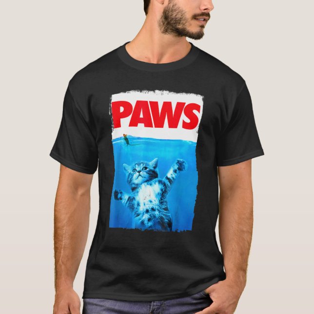 Paws Cat And Mouse Top Cute Cat Parody Top (Frente)