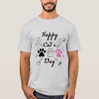 "Paws & Love" - T-Shirt Floral De Pet Lover Cute