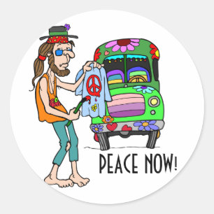 PAZ AGORA!  Etiqueta redonda