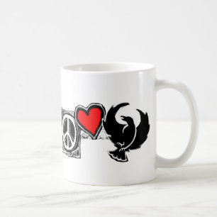 Paz, amor, aranha. Canecas de café!