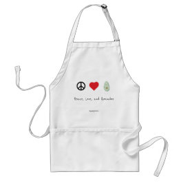 Paz, amor, e avental dos abacates