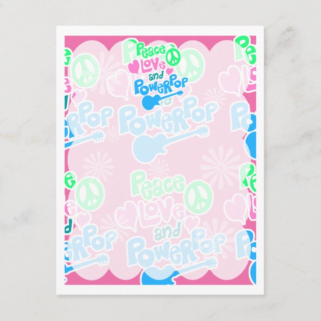 Paz, Amor e Powerpop (Frente)