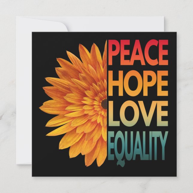 PAZ AMOR ESPERANÇA IGUALDADE (Frente)