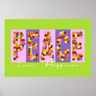 Paz, Amor, Felicidade Poster