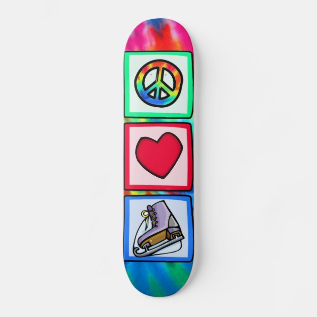 Paz, amor, skate de gelo (Frente)