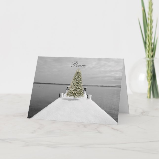 Paz, Cartão de Natal de Feriado (Frente)
