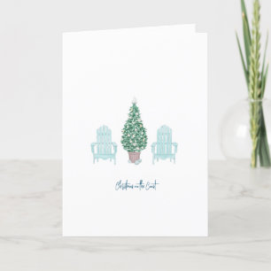 Paz do Cartão de Natal da Praia Costeira