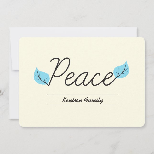 paz e folhas (Frente)