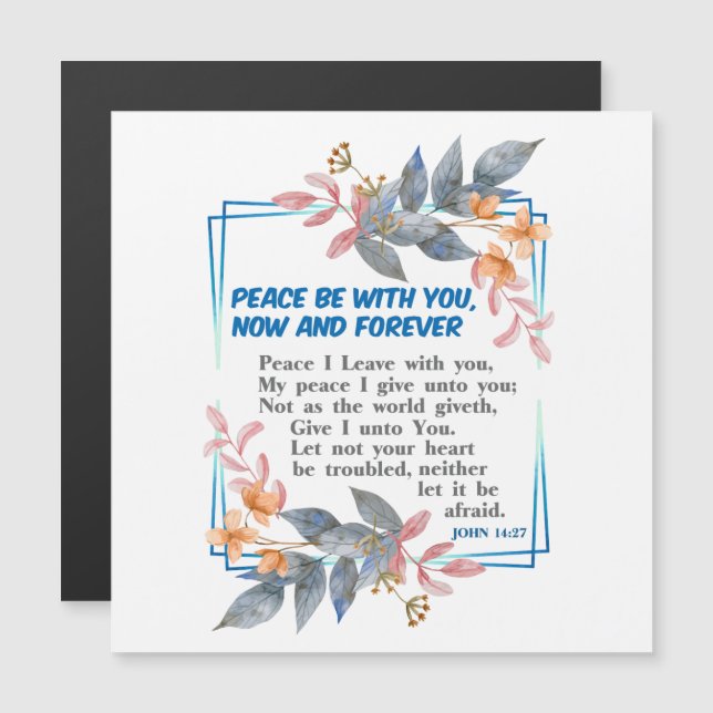 Paz esteja com você (Frente/Verso)