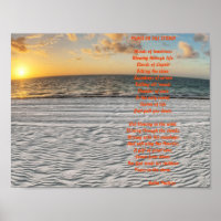 Paz na Poster do Poema de Tempestade