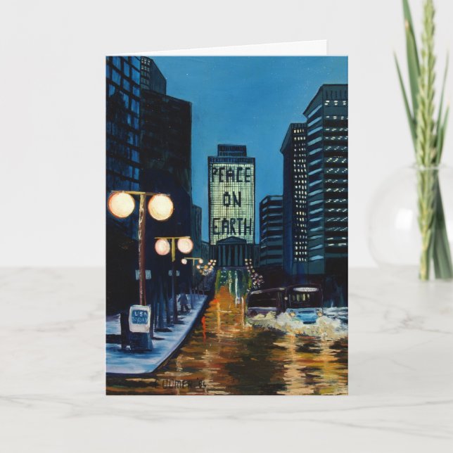 Paz na terra - cartão de Natal de Nashville (Frente)