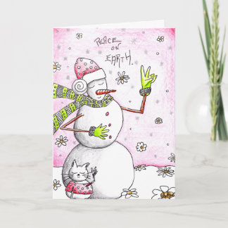 Paz na terra - cartão para uma causa