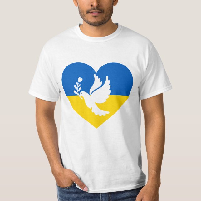 Paz na Ucrânia T-Shirt (Frente)
