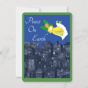 Paz no Earth Angel com Dove Flat Card