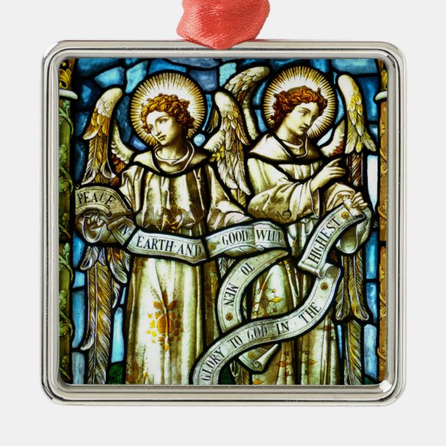 Paz no Enfeites de natal dos Anjos da Terra (Frente)