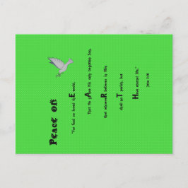 Paz no mundo Cartão de Posto de Natal