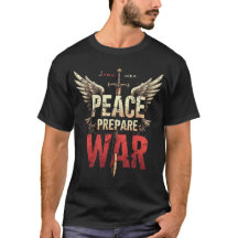 Paz ou Guerra: Poderosa Declaração T-Shirt