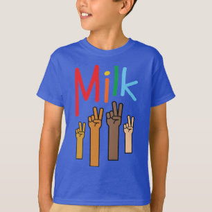 Paz para todas as camisetas (crianças Ajustado no