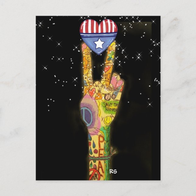 Paz, Partido, Vitória dos EUA Convite - SRF (Frente)