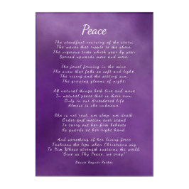 Paz, Poema de Natureza Inspiradora