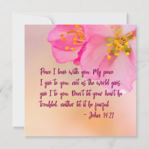 Paz Que Deixo Com Você, Christian Floral