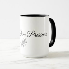 Paz Sobre Pressão – Caneca Minimalista de Manhã Tr