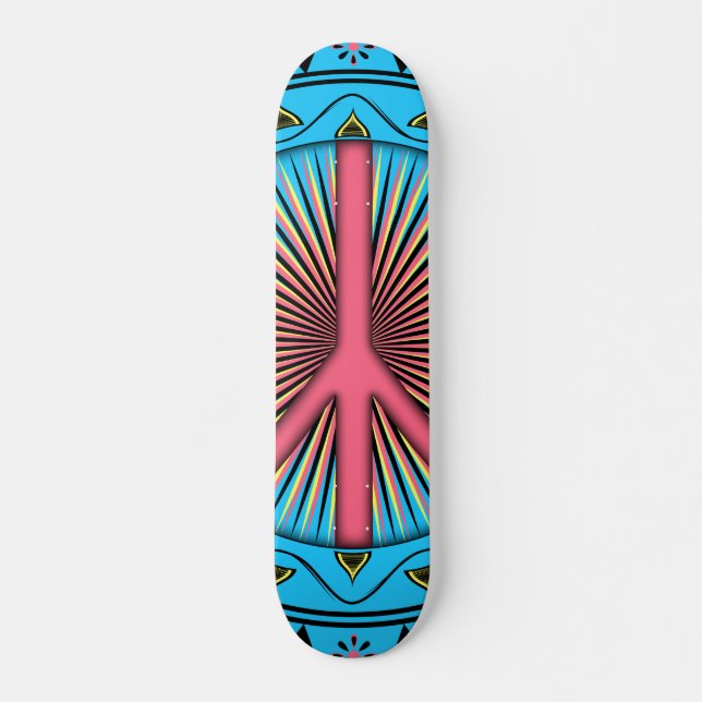 Paz ~ Sun Skateboard Deck (Frente)