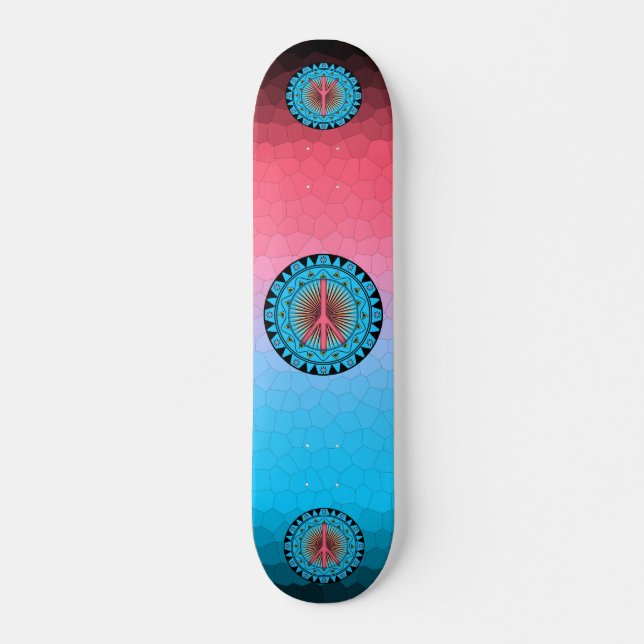 Paz ~ Sun Skateboard Deck (Frente)
