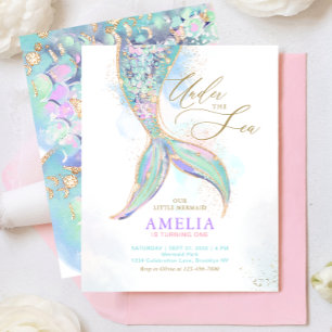 Pé de Sereia sob o Mar Aniversário