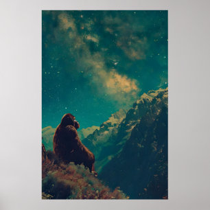 Pé-grande e as Estrelas, Impressão de Arte, Poster