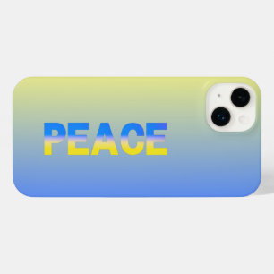 PEACE blue e yellow Ucrânia inspiraram o chic mode