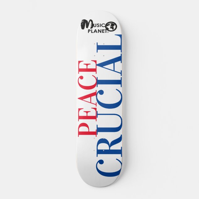 PEACE CRUCIAL Skateboard (Frente)