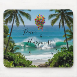 Peace & Happiness Mousepad