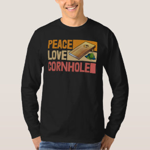 Peace Love Cornhole Corn Star Camisetas