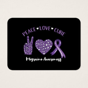 Peace Love Cure Migraine Awarness